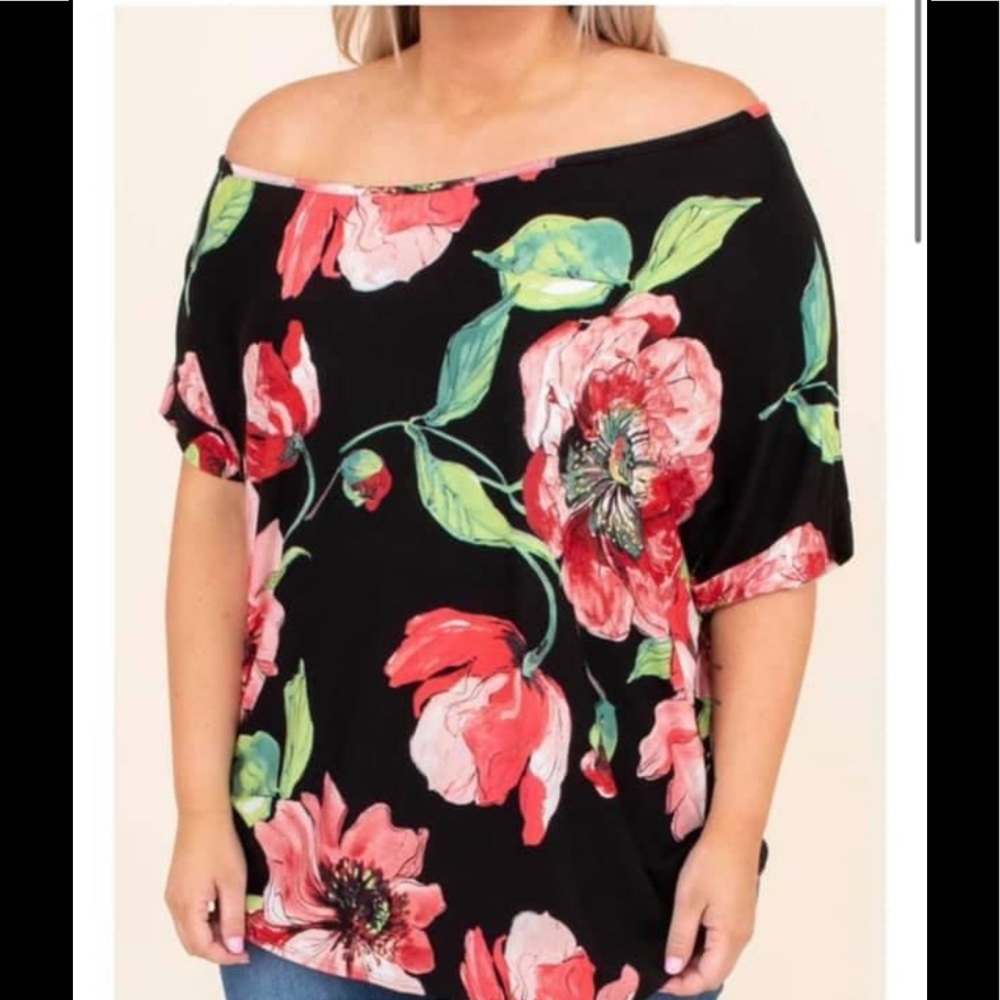 eLuna black floral 2X